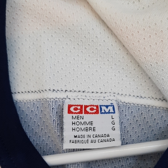 CCM Islanders Blue and Orange Hockey Jersey - Picture 8 of 10